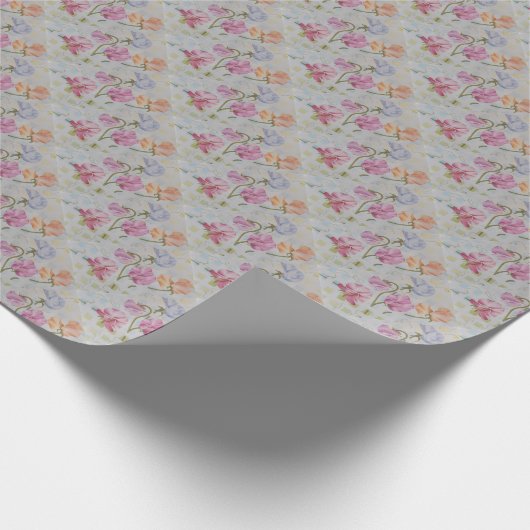 WOHLRIECHENDE PLATTERBSEN GESCHENKPAPIER (Ecke)