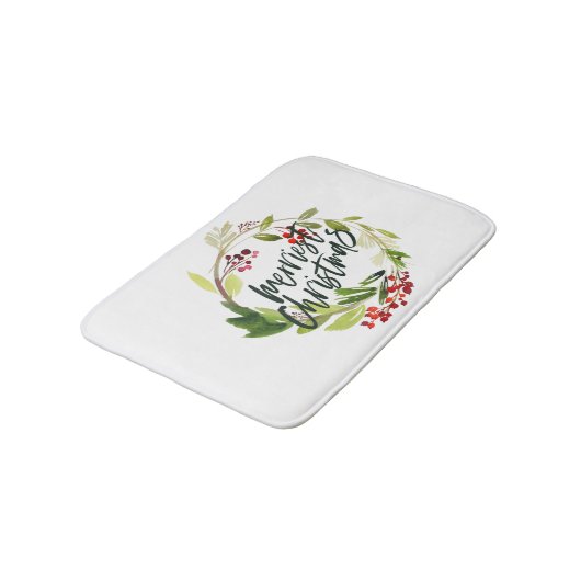 wohlriechendes Weihnachtswasser Badematte (Schrägansicht)