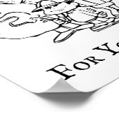 Wohlstand für Sie und mich Poster (Ecke)