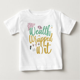 Wohlstand in Wit gepackt Baby T-shirt