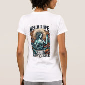 Wohlstand ist der Verbündete der Hoffnung T-Shirt (Rückseite)