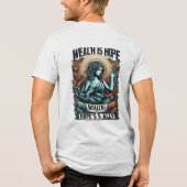 Wohlstand ist der Verbündete der Hoffnung Tri-Blend Shirt (Rückseite)