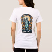 Wohlstand ist der Verbündete der Hoffnung Tri-Blend Shirt (Rückseite)