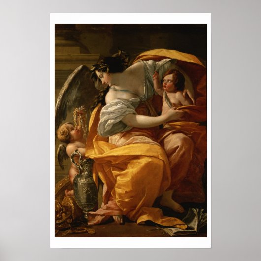 Wohlstand (Öl auf Leinwand) Poster (Vorne)