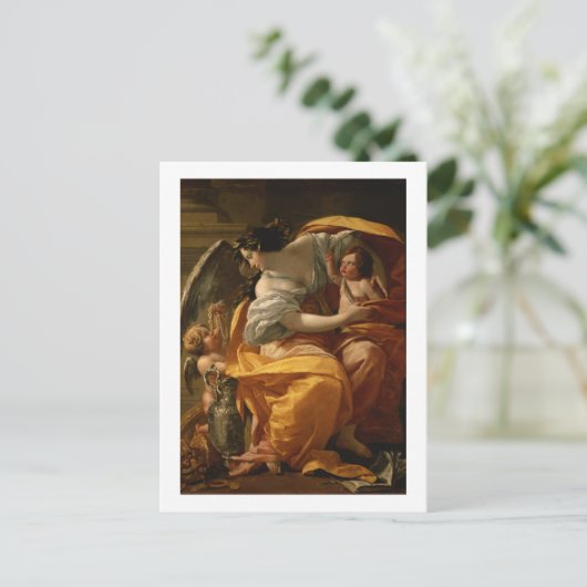 Wohlstand (Öl auf Leinwand) Postkarte (Stehend Vorderseite)