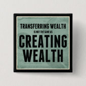 Wohlstand schaffen button (Vorderseite)