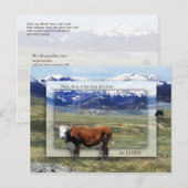 Wohlstand und Erbschaft Postkarte (Vorne/Hinten)