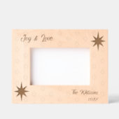 Wohlstand Weihnachten - Star-Text 6x4 Landschaft Geätzte Rahmen (Vorderseite)