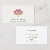 Wohlstandskarte Tree Health and Wellness Business Visitenkarte (Vorne/Hinten)