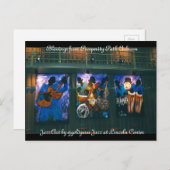 Wohlstandspfad Ashram Segen Postkarte (Vorne/Hinten)