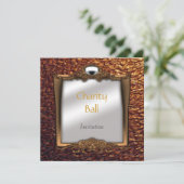 Wohltätigkeit Ball Einladung (Stehend Vorderseite)