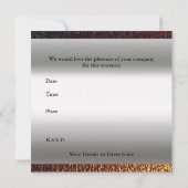 Wohltätigkeit Ball Einladung (Rückseite)