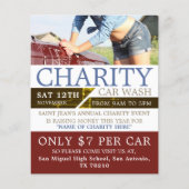 Wohltätigkeit Car Wash Event Advertising Flyer (Vorne)