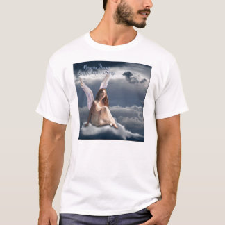 Wohltätigkeit-Engelsmusikengel im Wolken-T - Shirt