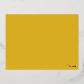 Wohltätigkeit Feierliches Festmahl Weihnachtsfest Folien Feiertagspostkarte (Rückseite)