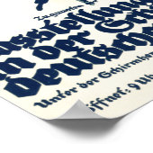 Wohltätigkeit für den deutschen Kriegsgefangenen1 Poster (Ecke)