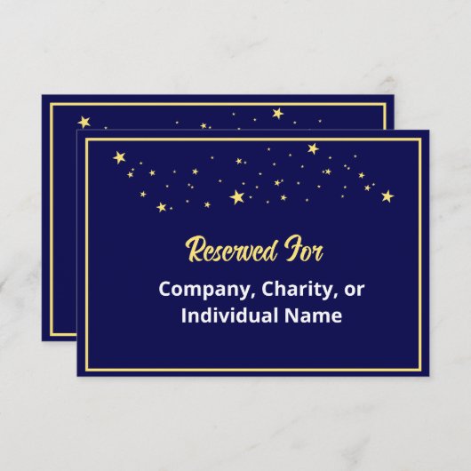 Wohltätigkeit Gala Ball Elegant Blue Custom reserv (Vorne/Hinten)