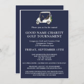Wohltätigkeit Golf Turnier Einladung (Vorne/Hinten)