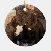 Wohltätigkeit-, Hoffnungs-u. Glauben-Verzierung Keramik Ornament (Hinten)