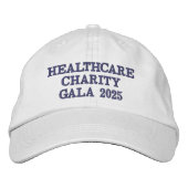 Wohltätigkeit im Gesundheitswesen Bestickte Baseballkappe (Vorderseite)