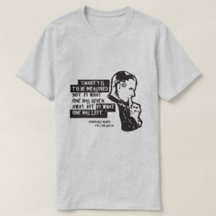 Wohltätigkeit ist zu messen...(Fulton Sheen) T-Shirt