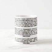 "WOHLTÄTIGKEIT" KAFFEETASSE (Mittel)