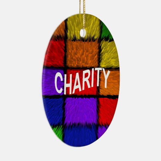 WOHLTÄTIGKEIT KERAMIK ORNAMENT (Rechts)