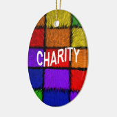 WOHLTÄTIGKEIT KERAMIK ORNAMENT (Links)