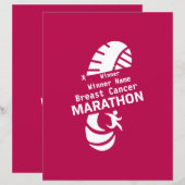 Wohltätigkeit Marathon Werbeartikel (Vorne/Hinten)