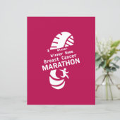 Wohltätigkeit Marathon Werbeartikel (Stehend Vorderseite)