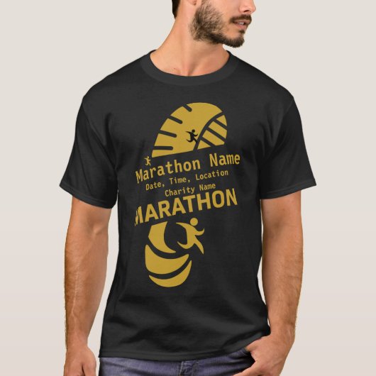 Wohltätigkeit Marathon Werbeartikel T-Shirt (Vorderseite)