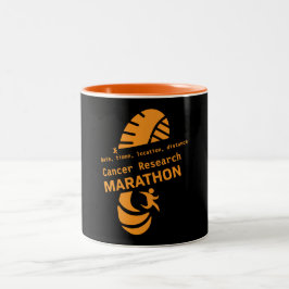 Wohltätigkeit Marathon Werbeartikel Zweifarbige Tasse