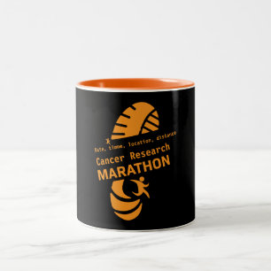 Wohltätigkeit Marathon Werbeartikel Zweifarbige Tasse