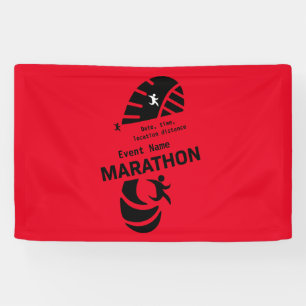Wohltätigkeit Marathon Werbeveranstaltung Merch Banner