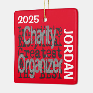 Wohltätigkeit Organizer Extraordinaire CUSTOM Keramikornament