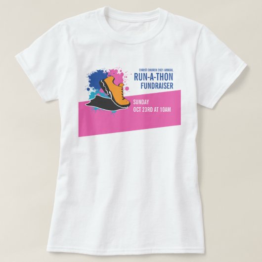 Wohltätigkeit-Run-a-Thon-Event T-Shirt (Design vorne)