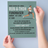 Wohltätigkeit-Run-Walk-a-Thon-Eventwerbung Flyer (Hand)