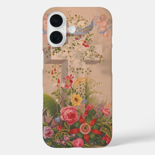 Wohltätigkeit und Blume der Hoffnung Case-Mate iPhone Hülle (Rückseite)