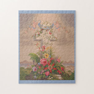 Wohltätigkeit und Blume der Hoffnung Puzzle
