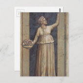 Wohltätigkeit von Giotto Postkarte (Vorne/Hinten)