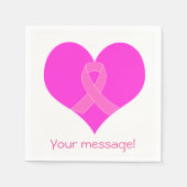 Wohltätigkeit von Herz- und Krebserkrankungen Serviette (Vorderseite)