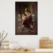 Wohltätigkeit von William Adolphe Bouguereau Poster (Küche)