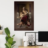 Wohltätigkeit von William Adolphe Bouguereau Poster (Heimbüro)