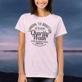Wohltätigkeit Walk oder anderer T - Shirt