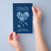 Wohltätigkeit Weihnachten Liebe Flyer (Handgriff)