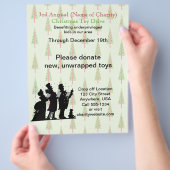 Wohltätigkeit Weihnachts Weihnachtsspielzeug Flyer (Hand)