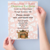 Wohltätigkeit Weihnachtsspielzeug fahren Santa Str Flyer (Hand)