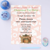 Wohltätigkeit Weihnachtsspielzeug fahren Santa Str Flyer (Einzeln)