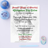 Wohltätigkeit Weihnachtsspielzeug Treiben Weihnach Flyer (Einzeln)