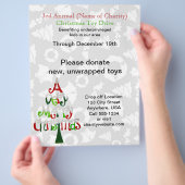 Wohltätigkeit Weihnachtsspielzeugantrieb Flyer (Hand)